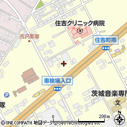 有限会社吉田テストセンター　車検場前工場周辺の地図