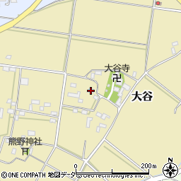 茨城県筑西市大谷625周辺の地図
