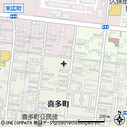 群馬県伊勢崎市喜多町79-8周辺の地図