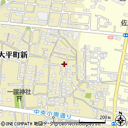 栃木県栃木市大平町新1503周辺の地図