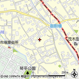 群馬県太田市市場町557-1周辺の地図