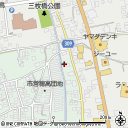 長野県安曇野市穂高柏原975周辺の地図