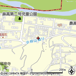 群馬県高崎市鼻高町182周辺の地図