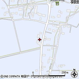 茨城県桜川市羽田553周辺の地図