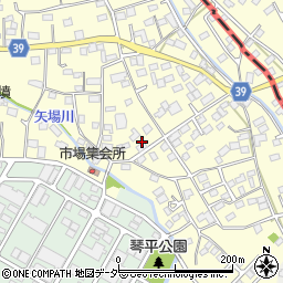 群馬県太田市市場町甲-526周辺の地図