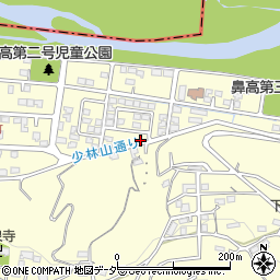 群馬県高崎市鼻高町204周辺の地図