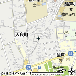 群馬県太田市天良町77-2周辺の地図