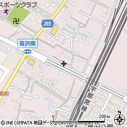 栃木県小山市喜沢109周辺の地図