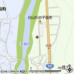 石川県白山市佐良タ周辺の地図