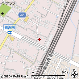 栃木県小山市喜沢171周辺の地図
