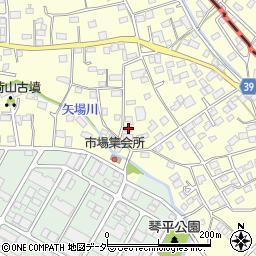 群馬県太田市市場町527周辺の地図