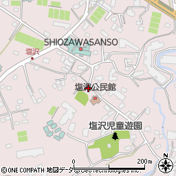 塩沢公民館周辺の地図