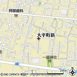 栃木県栃木市大平町新1452周辺の地図