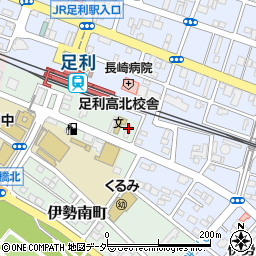 読売新聞足利中部サービスセンター周辺の地図