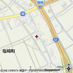 茨城県水戸市塩崎町1417周辺の地図