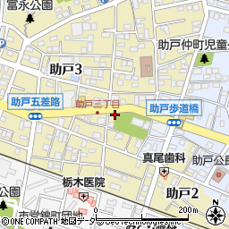 栃木県足利市助戸3丁目507-3周辺の地図