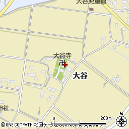 茨城県筑西市大谷632周辺の地図