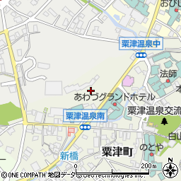 石川県小松市粟津町（イ）周辺の地図