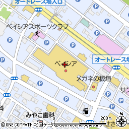 埼玉りそな銀行ベイシア西部モール ＡＴＭ周辺の地図