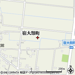 群馬県高崎市宿大類町周辺の地図