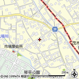 群馬県太田市市場町556周辺の地図