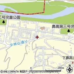 群馬県高崎市鼻高町206周辺の地図