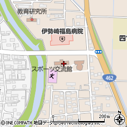 伊勢崎市役所青少年指導センター　電話相談室周辺の地図