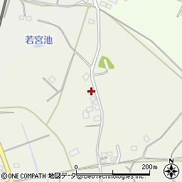 茨城県笠間市矢野下1375周辺の地図