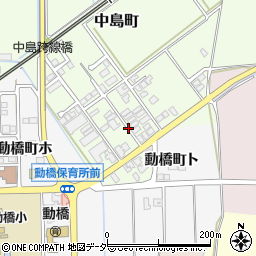 石川県加賀市中島町（イ）周辺の地図