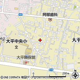 栃木県栃木市大平町新1390周辺の地図