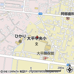 栃木県栃木市大平町新1357周辺の地図
