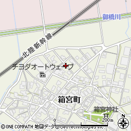 石川県加賀市箱宮町井周辺の地図