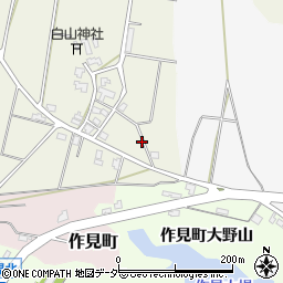 石川県加賀市尾中町ヘ周辺の地図