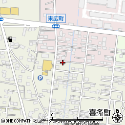 群馬県伊勢崎市喜多町145-2周辺の地図