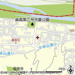 群馬県高崎市鼻高町36周辺の地図