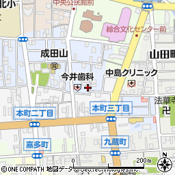群馬県高崎市成田町3周辺の地図