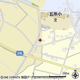 茨城県筑西市大谷7周辺の地図