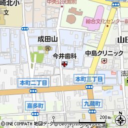 群馬県高崎市成田町15周辺の地図