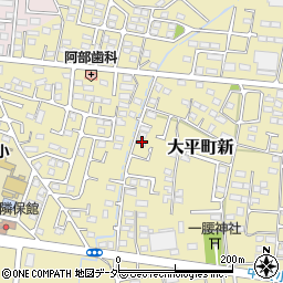 栃木県栃木市大平町新1431周辺の地図