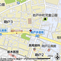 栃木県足利市助戸3丁目505-1周辺の地図
