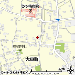 茨城県水戸市大串町周辺の地図
