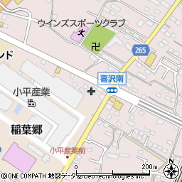 栃木県小山市喜沢1458周辺の地図