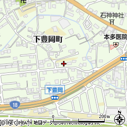 群馬県高崎市下豊岡町260-5周辺の地図