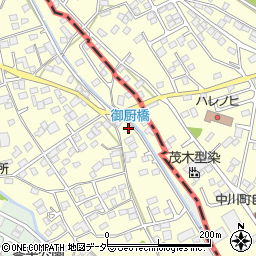 群馬県太田市市場町587-6周辺の地図