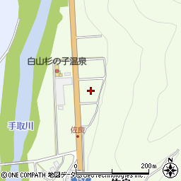 石川県白山市佐良周辺の地図