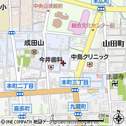 群馬県高崎市成田町5周辺の地図