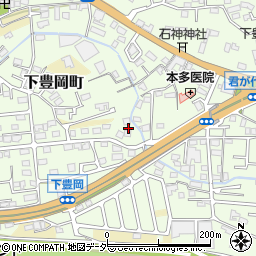 群馬県高崎市下豊岡町263周辺の地図