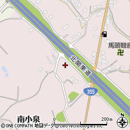 茨城県笠間市南小泉171周辺の地図