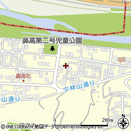 群馬県高崎市鼻高町173-7周辺の地図