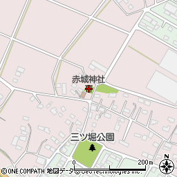 赤城神社周辺の地図